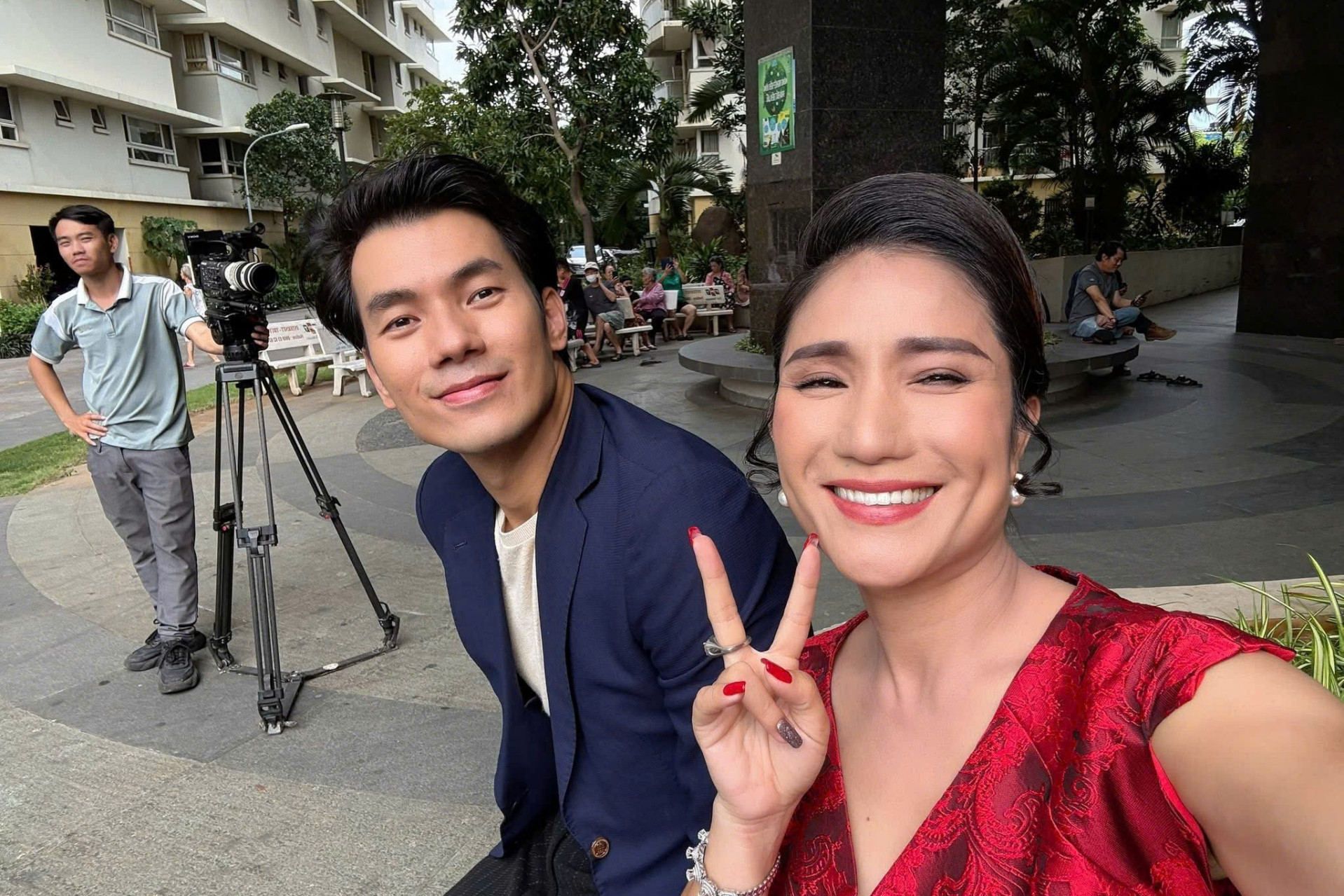 NSND Lan Hương và ông xã ưa du lịch