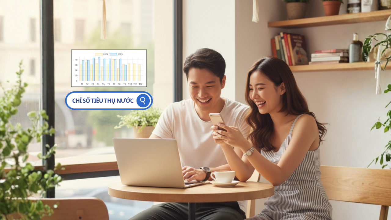 6 cách tra cứu chỉ số tiêu thụ nước