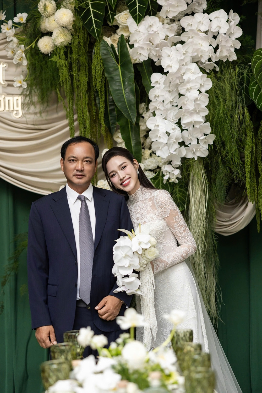 Đỗ Thị Hà trong lễ rước dâu