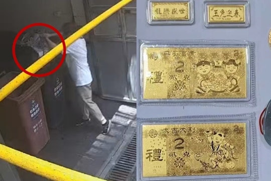 Dọn nhà giúp mẹ, cô gái vứt nhầm hộp vàng trị giá gần 2 tỷ đồng vào thùng rác