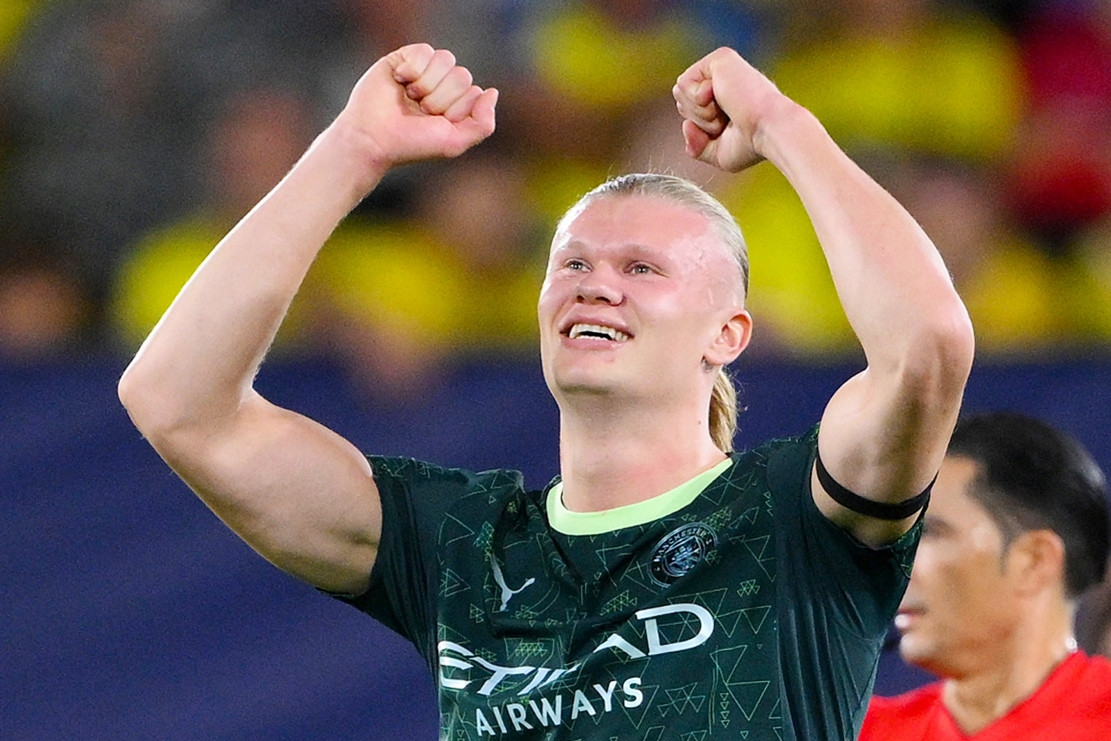 Haaland cực đỉnh, Man City 'thổi bay' Villarreal
