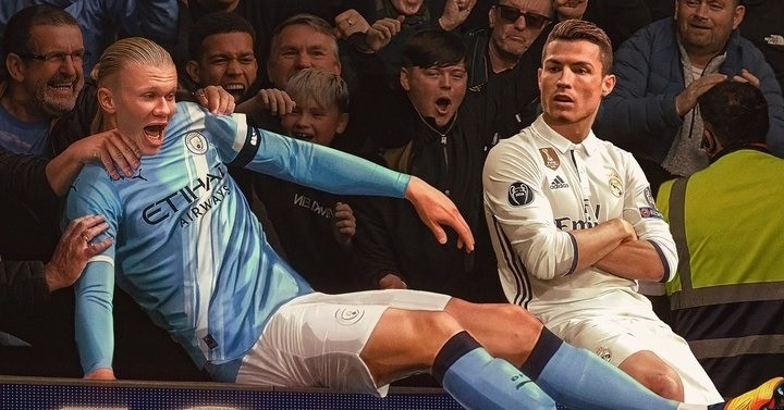 Haaland san bằng thành tích Ronaldo, chạm mốc mới ở Cúp C1