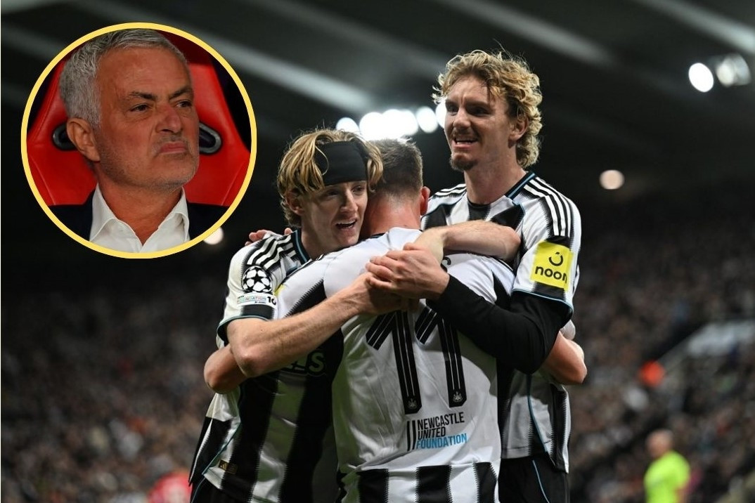 Newcastle khiến HLV Mourinho nếm trái đắng ngày trở lại nước Anh