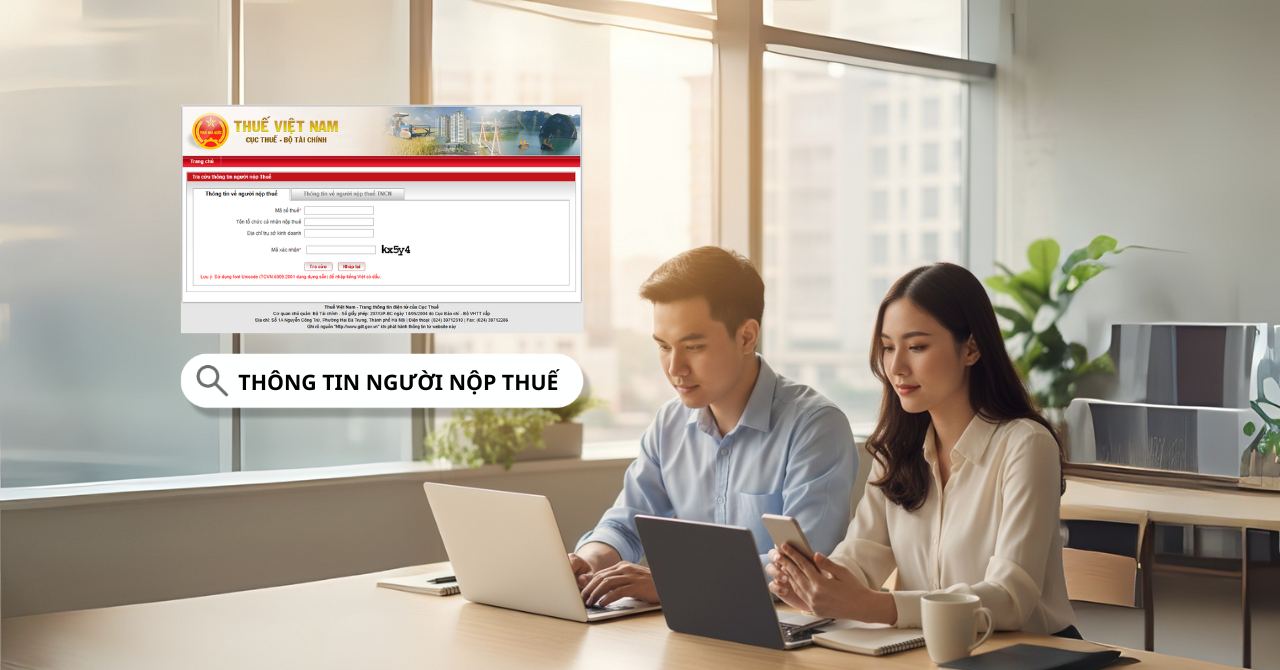 Hướng dẫn tra cứu thông tin người nộp thuế