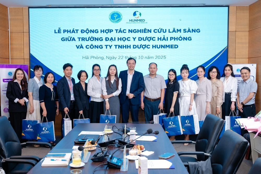 Trường Đại học Y Dược Hải Phòng và Dược Hunmed hợp tác nghiên cứu lâm sàng