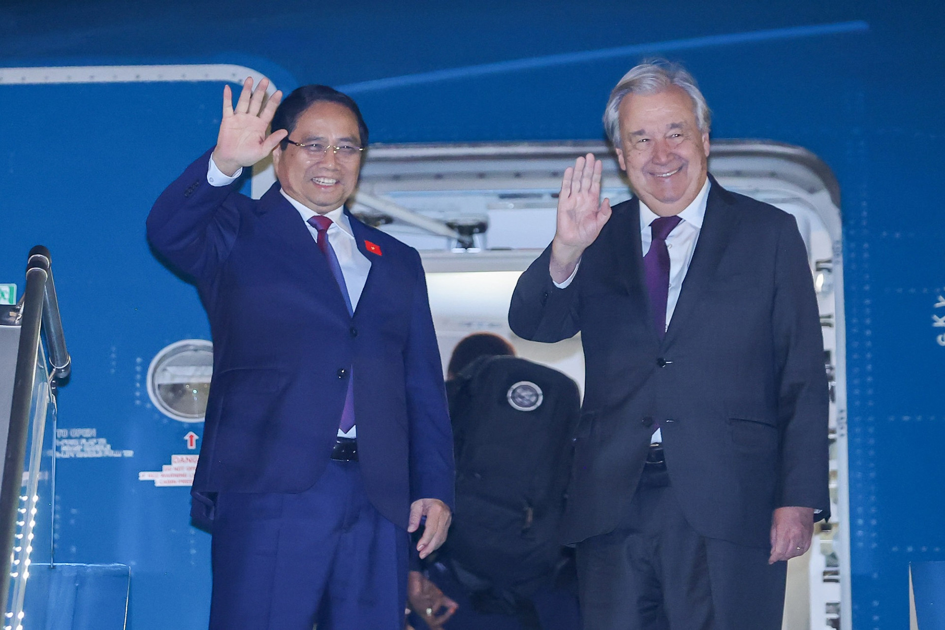 Thủ tướng cùng Tổng Thư ký Liên Hợp Quốc lên đường tới Malaysia