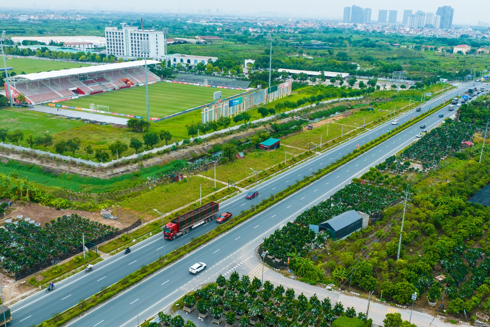 Toàn cảnh nơi sắp xây sân vận động lớn nhất Việt Nam ở Hưng Yên