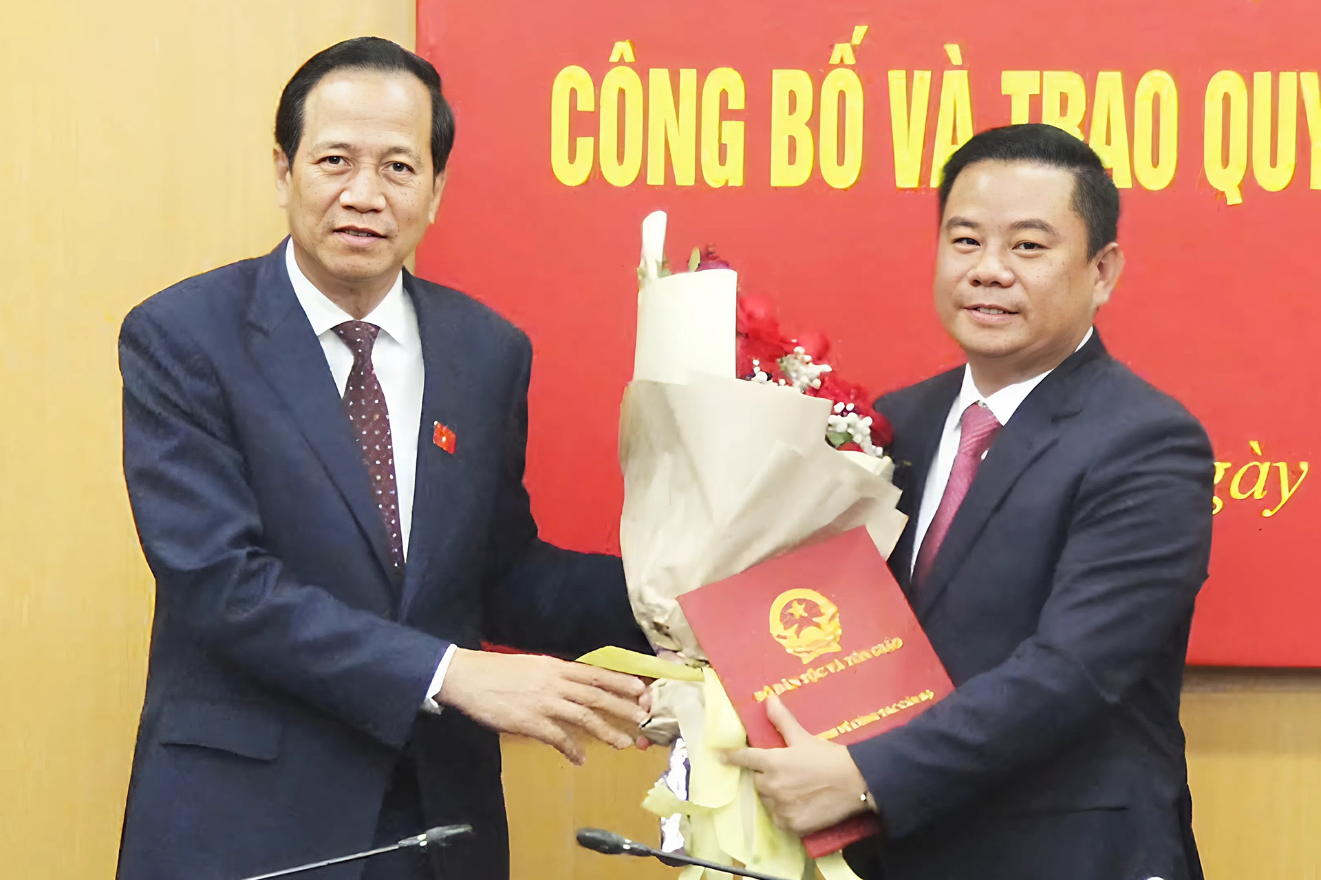 Bổ nhiệm Chánh Văn phòng, Phó Chánh Văn phòng Đảng ủy Bộ Dân tộc và Tôn giáo