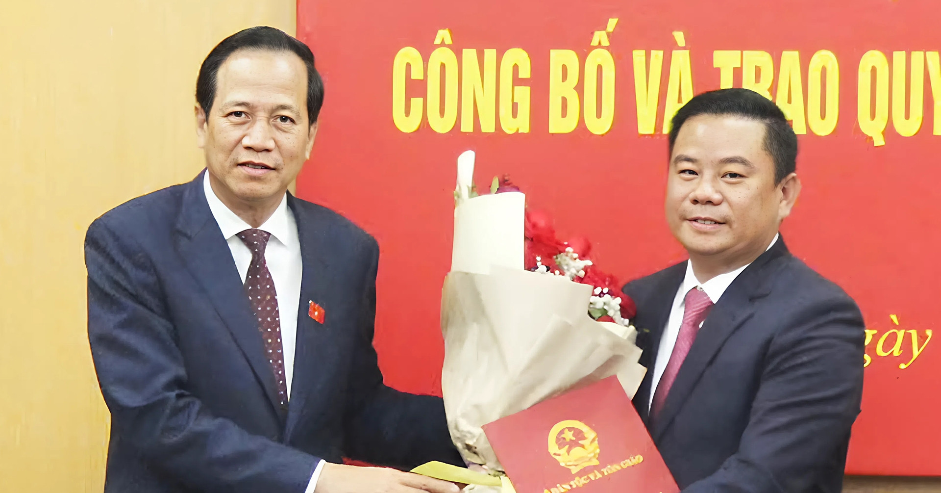 Bổ nhiệm Chánh Văn phòng, Phó Chánh Văn phòng Đảng ủy Bộ Dân tộc và Tôn giáo