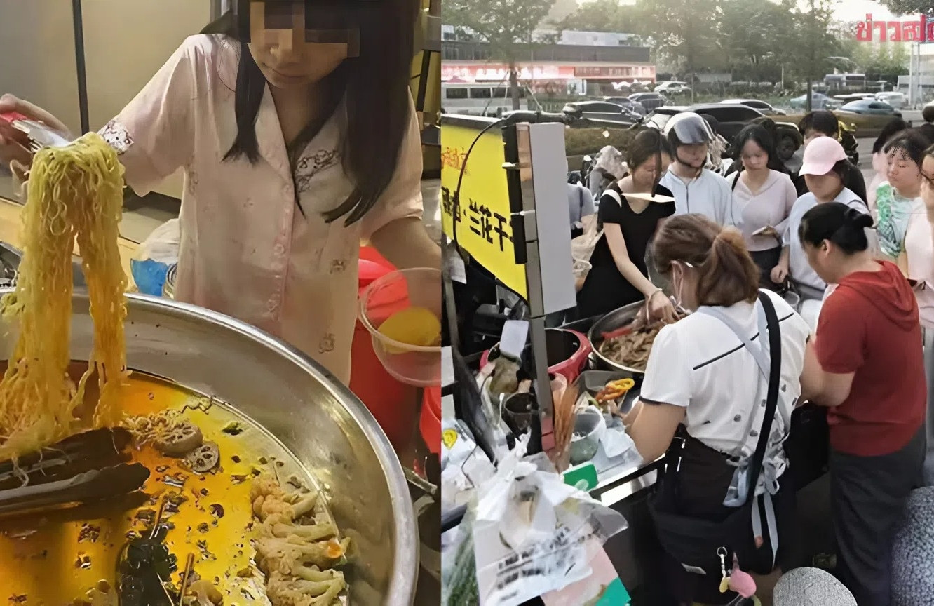 Hành động vô tư của bé gái khiến quán ăn của bố mẹ đắt khách bất ngờ