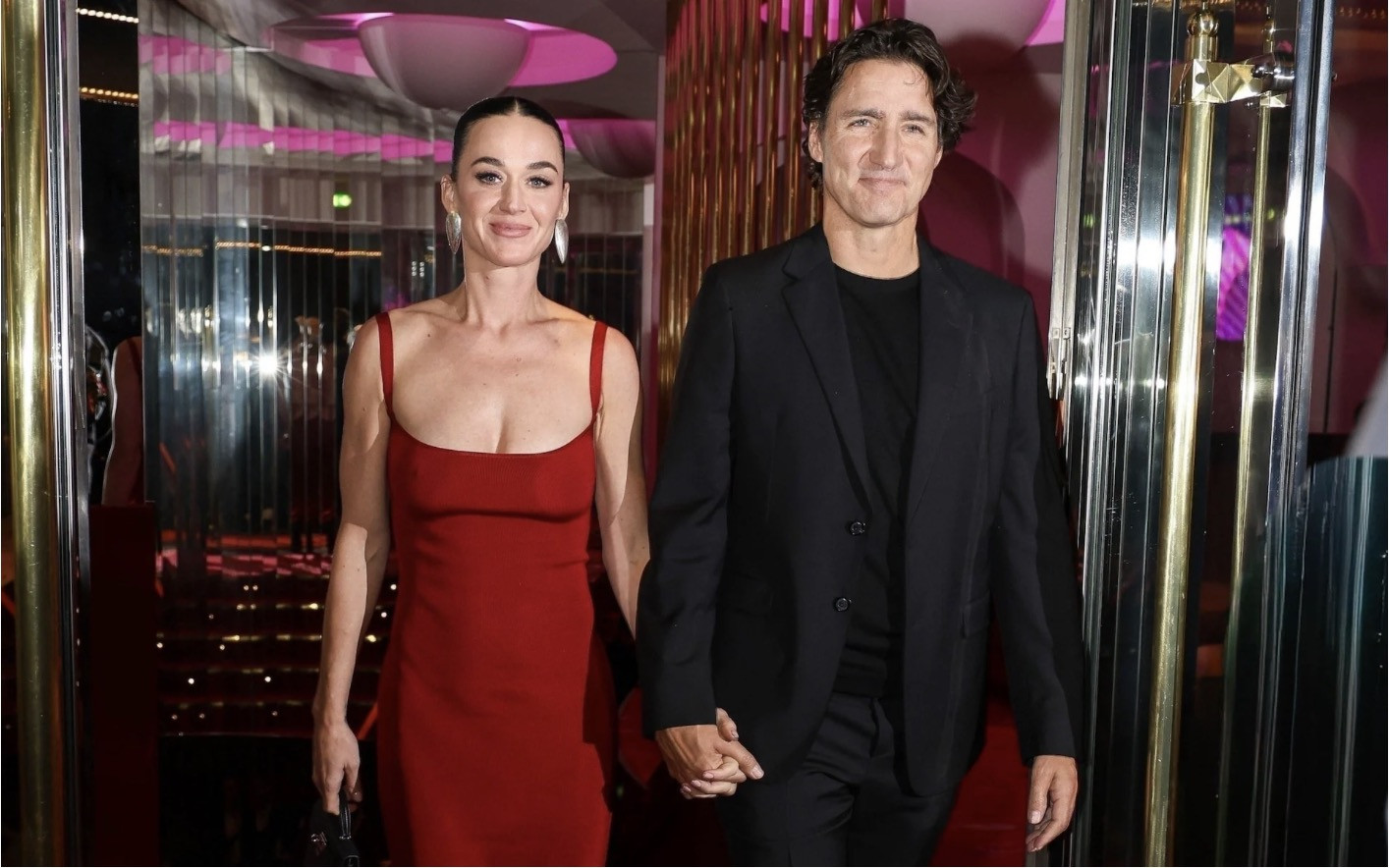 Trudeau và Perry. Ảnh: Backgrid