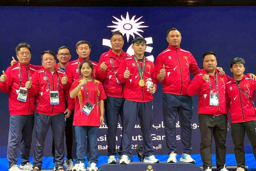 VĐV cử tạ Việt Nam phá kỷ lục châu Á, giành HCV tại ASIAD trẻ 2025