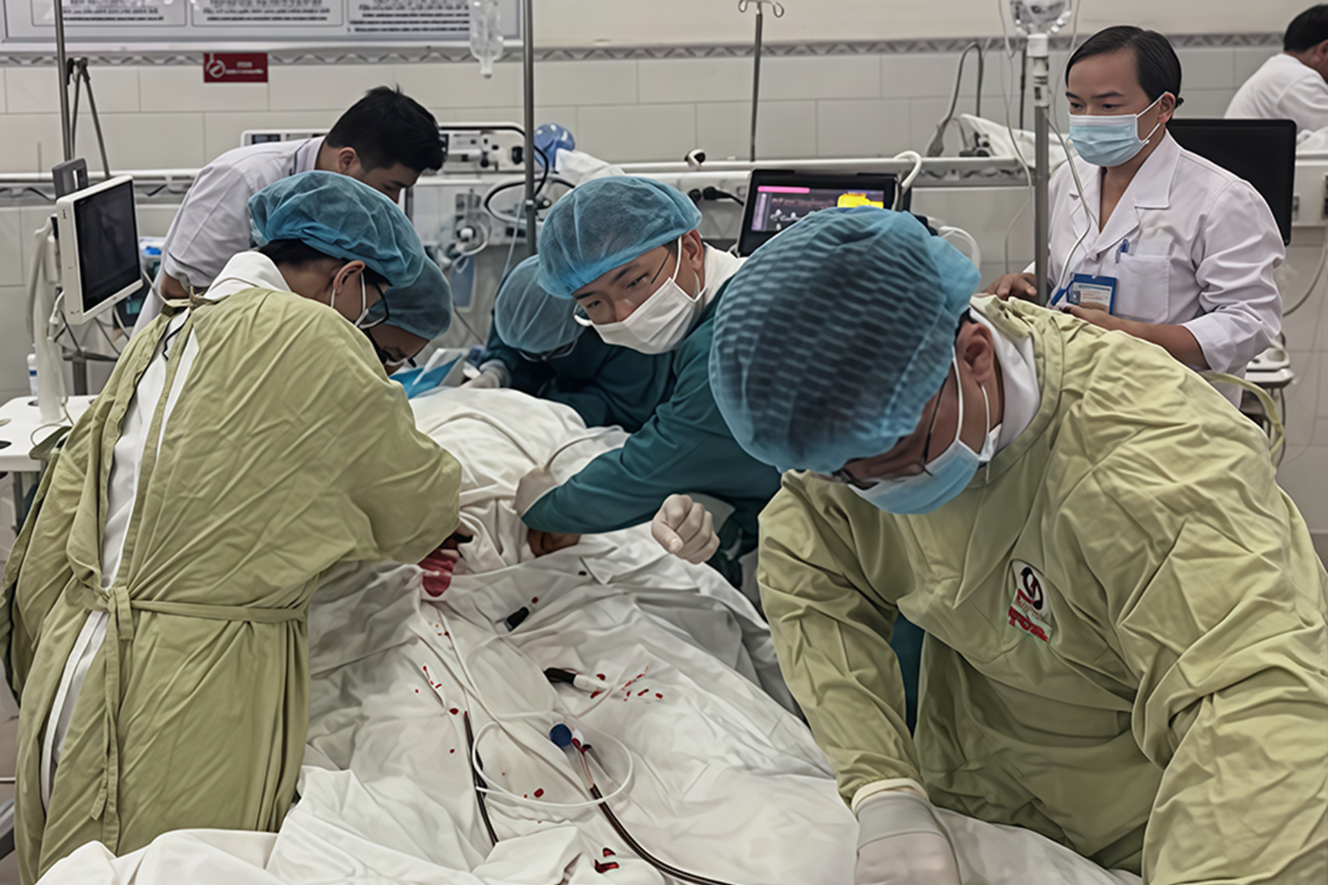 Ca cấp cứu hiếm có với người phụ nữ đột ngột ngừng tim khi cách bệnh viện 5 phút