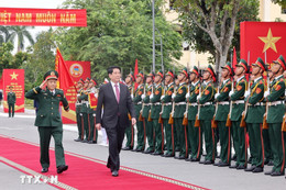 Chủ tịch nước: Xây dựng lực lượng vũ trang Quân khu 3 chính quy, tinh nhuệ