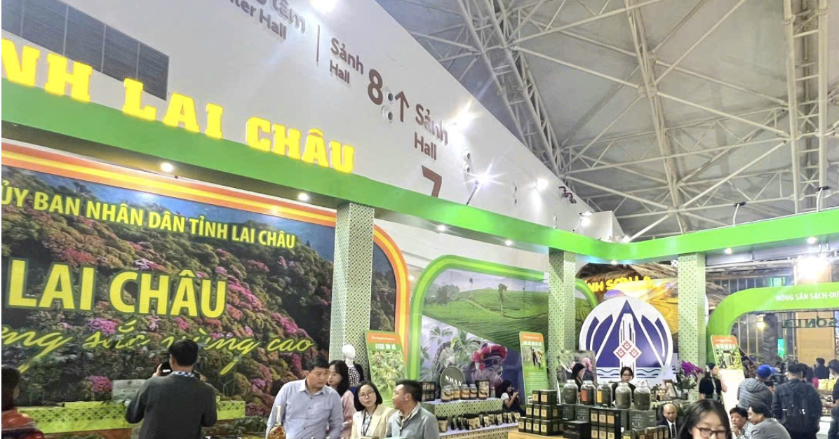 Gian hàng đậm ‘hương sắc vùng cao’ của Lai Châu ở Hội chợ Mùa Thu 2025