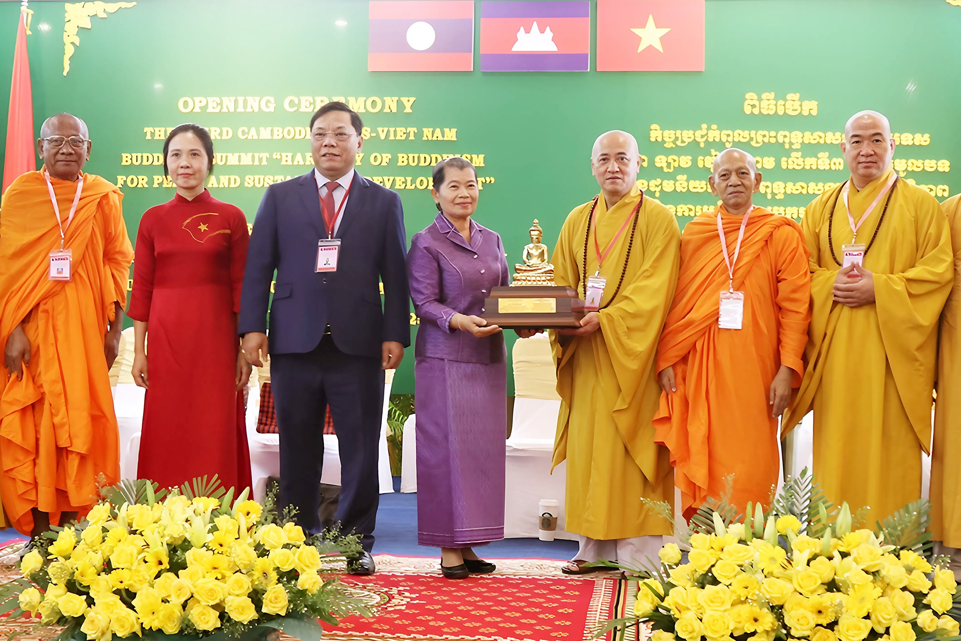 Việt Nam - Lào - Campuchia tăng cường hợp tác, lan tỏa giá trị tốt đẹp của Phật giáo