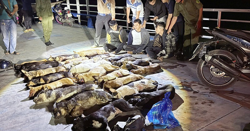 Công an kiểm tra 3 thanh niên chở 4 túi nylon giữa đêm, phát hiện điều bất thường