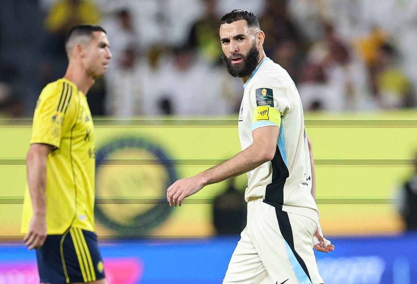 Benzema che mờ Ronaldo, Al Ittihad loại Al Nassr khỏi King’s Cup