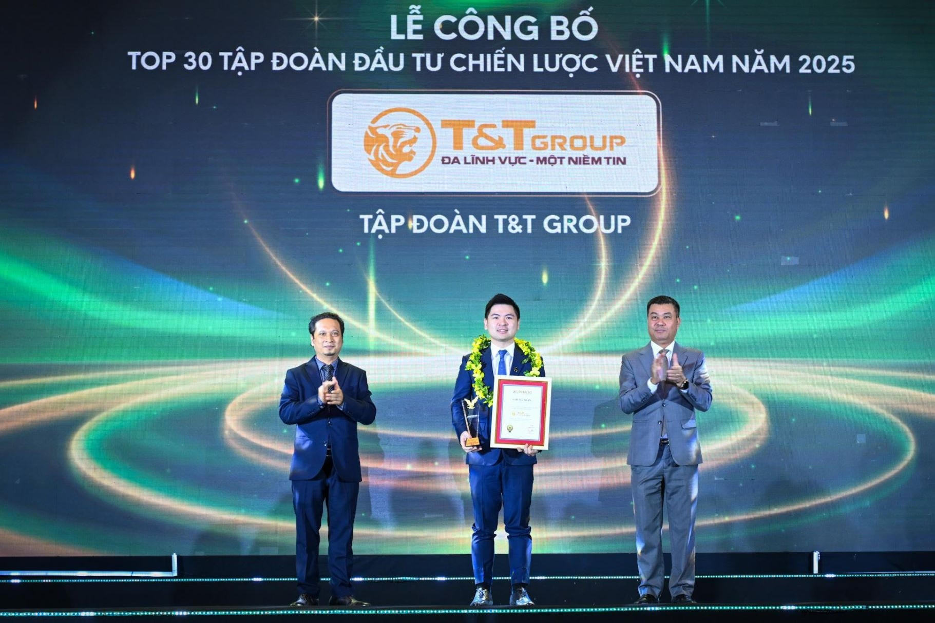 T&T Group được vinh danh Top 30 Tập đoàn đầu tư chiến lược Việt Nam