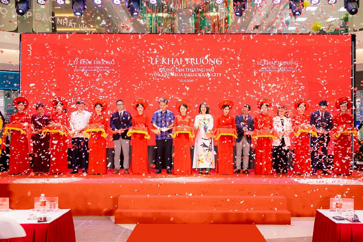 Khai trương trung tâm thương mại Vincom Mega Mall Ocean City