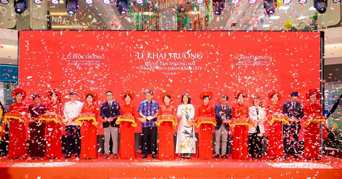 Khai trương trung tâm thương mại Vincom Mega Mall Ocean City