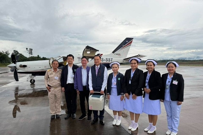 Thủ tướng Thái Lan tự lái máy bay chuyển tạng hiến cứu 7 bệnh nhân