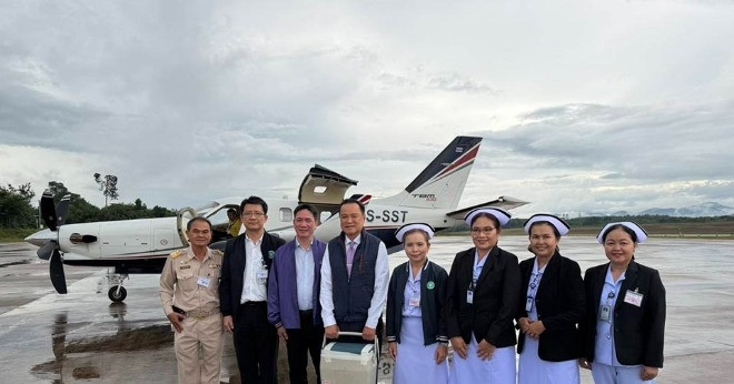 Thủ tướng Thái Lan tự lái máy bay chuyển tạng hiến cứu 7 bệnh nhân