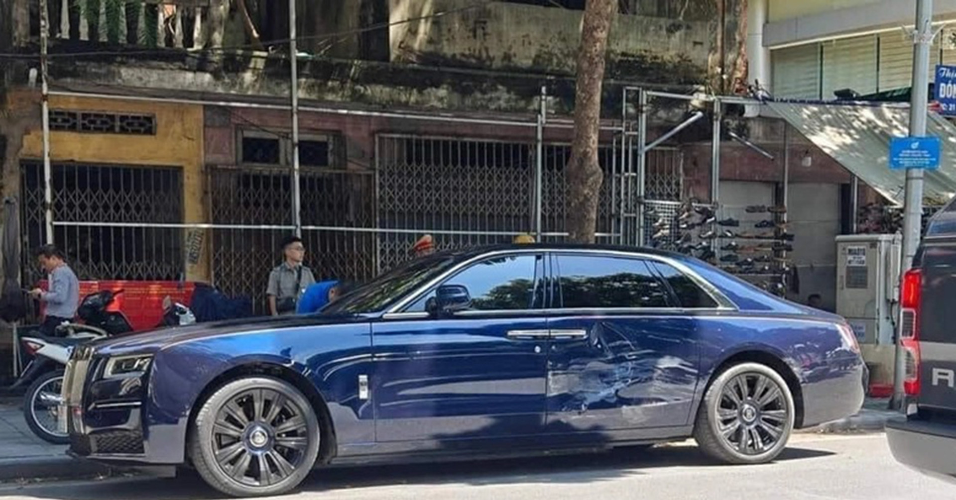 Xe sang Rolls-Royce 40 tỷ của đại gia Hà Nội từng bị Hyundai Kona đâm giờ ra sao