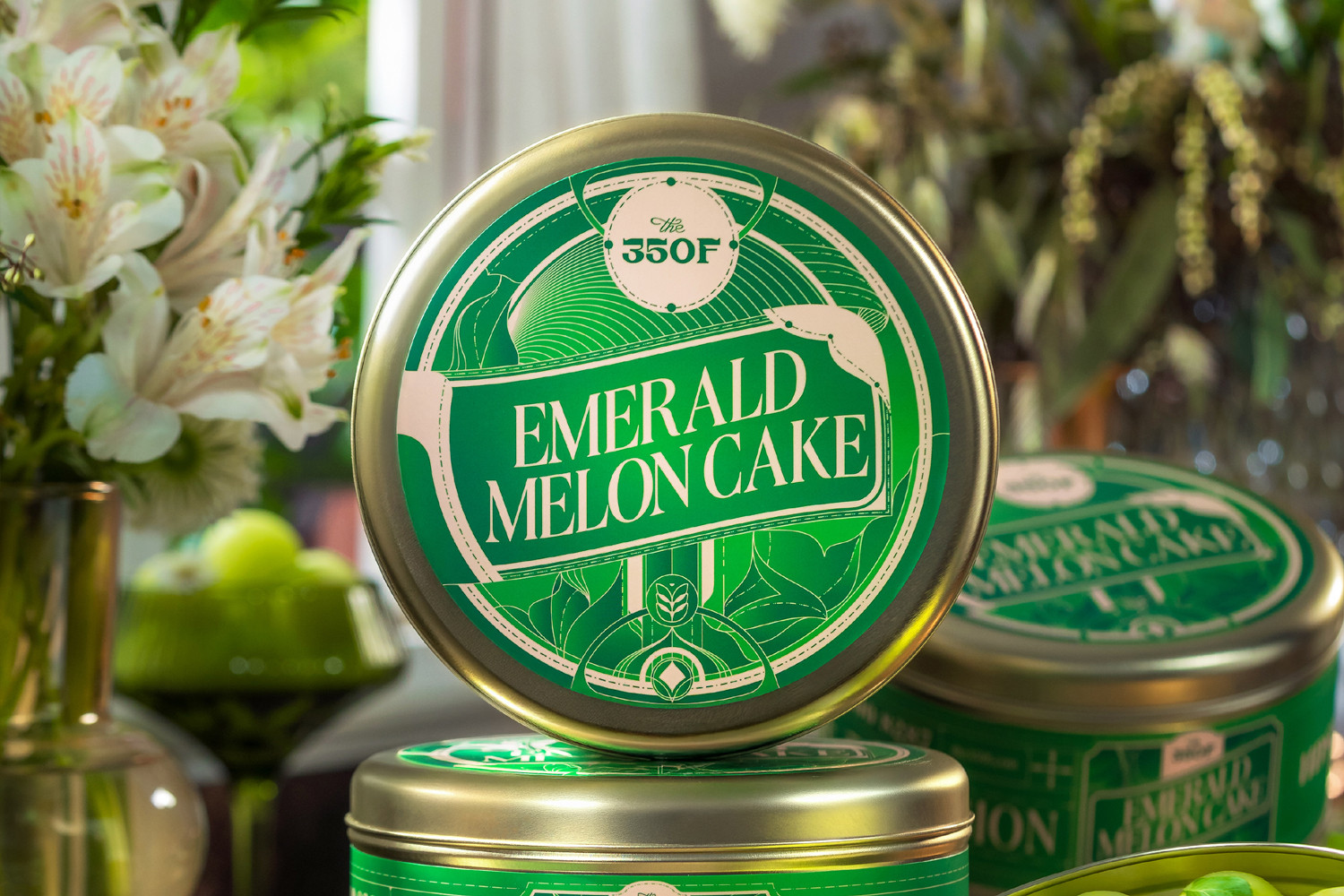 Emerald Melon Cake - chiếc bánh hộp thiếc ‘gây sốt’ ở Sài thành