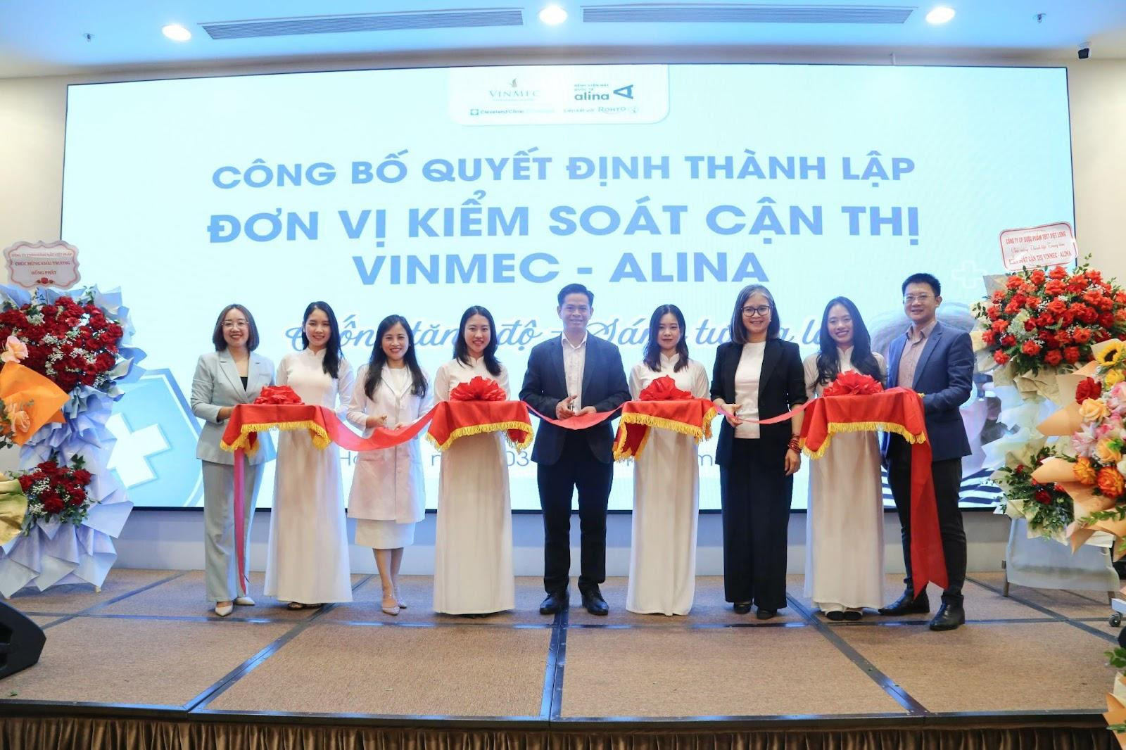 Ra mắt Đơn vị Kiểm soát cận thị chuẩn quốc tế Vinmec - Alina