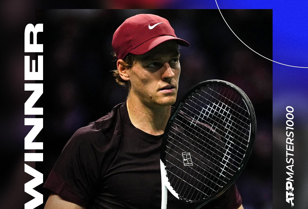 Jannik Sinner tiếp tục thắng, dọa lấy ngôi đầu ATP của Alcaraz