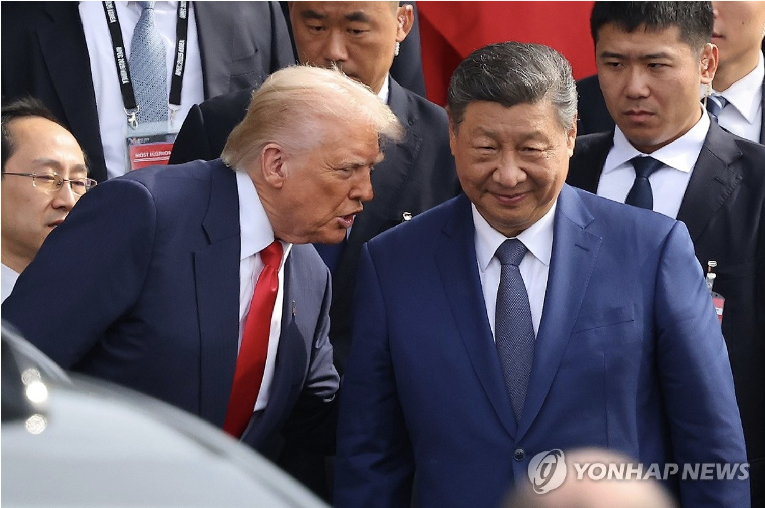 Trump Tập. Ảnh: Yonhap