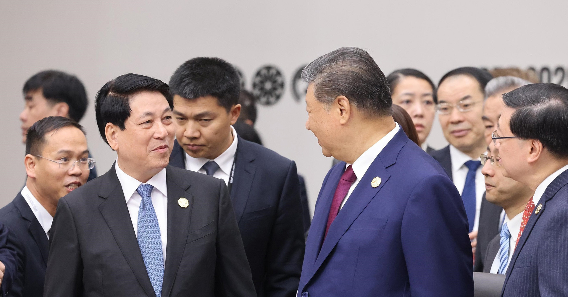 Chủ tịch nước Lương Cường gặp Tổng Bí thư, Chủ tịch Trung Quốc Tập Cận Bình