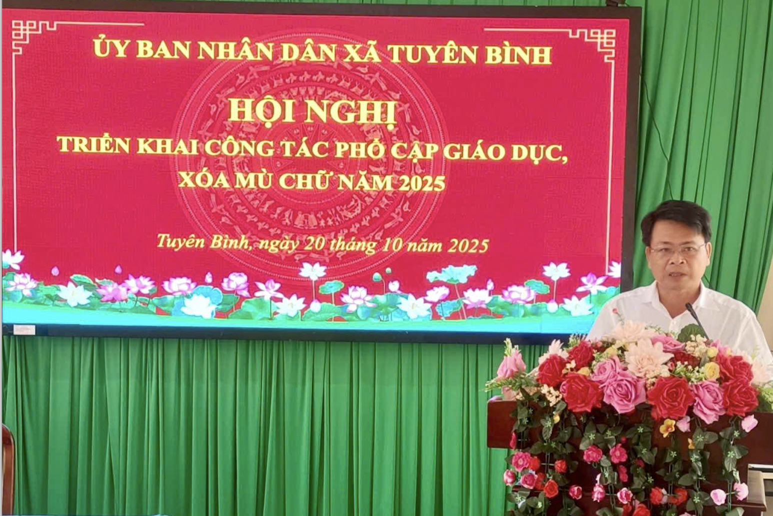 Tây Ninh: Thành lập Ban Chỉ đạo phổ cập giáo dục, xóa mù chữ xã Tuyên Bình