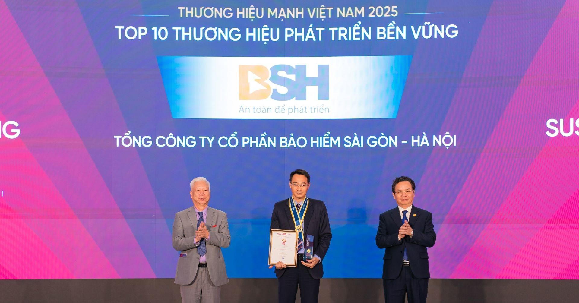 BSH được vinh danh Thương hiệu mạnh Việt Nam 2025