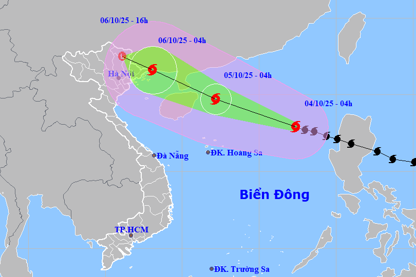 Tin mới nhất về bão số 11 Matmo: Cách đặc khu Hoàng Sa khoảng 500km, tăng cấp nhanh