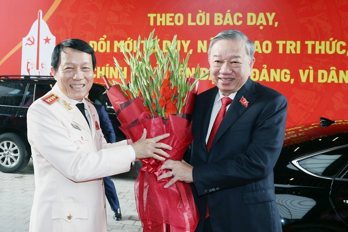 Tổng Bí thư Tô Lâm dự Đại hội đại biểu Đảng bộ Công an Trung ương