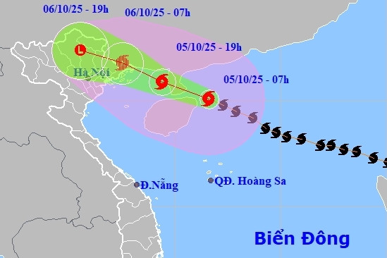 Bản tin sáng 5/10: Bão số 11 cách Quảng Ninh 420km, miền Bắc sắp chịu ảnh hưởng