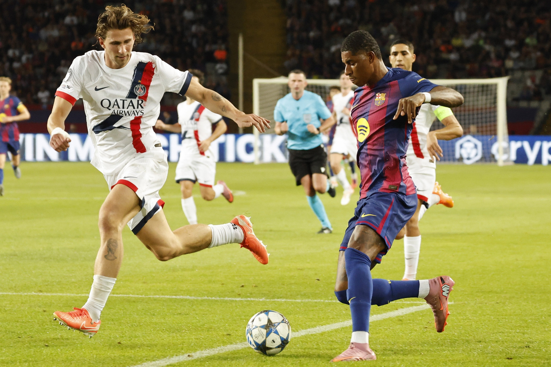 PSG qua mặt Barca mua Marcus Rashford