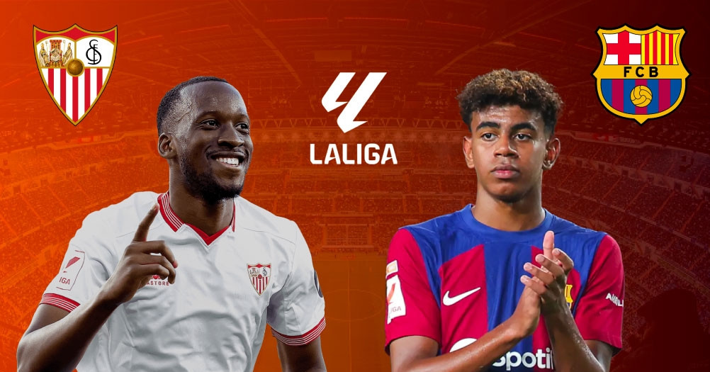 Trực tiếp bóng đá Sevilla 1-0 Barcelona: Cựu sao MU mở tỷ số