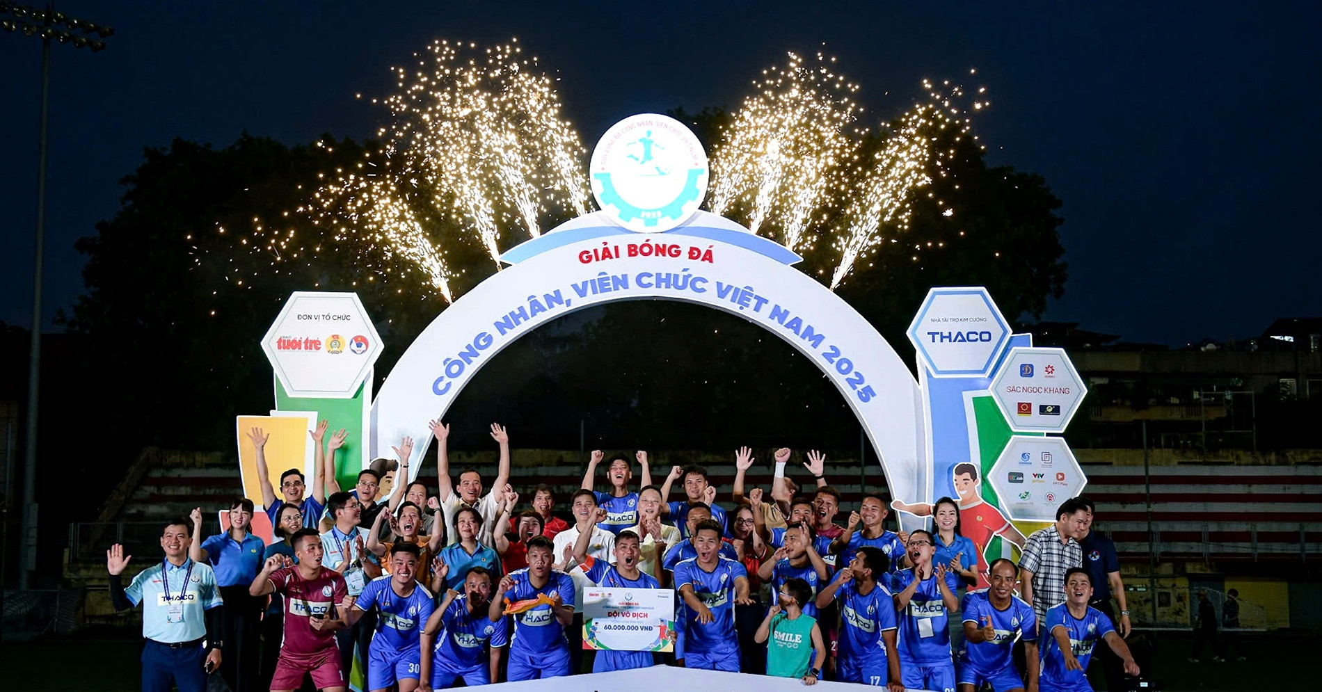 Xác định 6 đội bóng dự VCK bóng đá công nhân viên chức Việt Nam