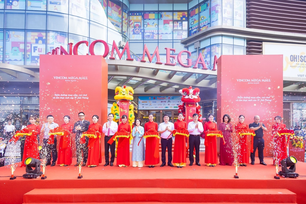 Khai trương TTTM Vincom Mega Mall Royal Island tại Vũ Yên, Hải Phòng