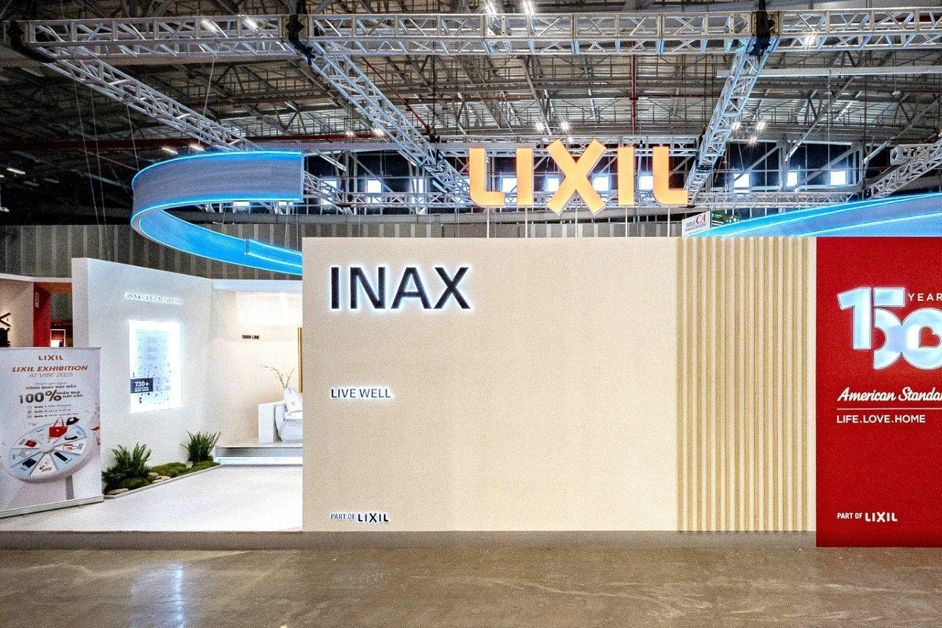 LIXIL gây ấn tượng với 3 thương hiệu phòng tắm - nhà ở cao cấp tại VIBE 2025