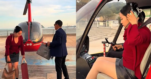 Tự lái trực thăng về quê tránh tắc đường, 2 anh em gây tranh cãi