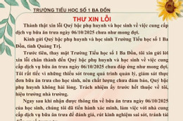 Hiệu trưởng xin lỗi vì bữa ăn 25.000 đồng chỉ có trứng luộc và vài lát chả