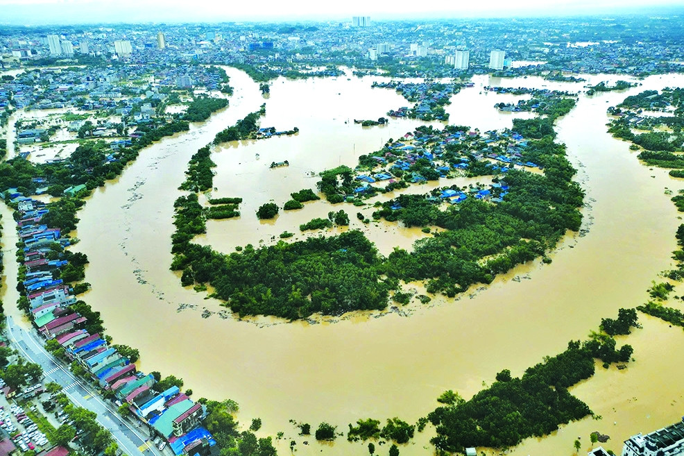 Lũ đặc biệt lớn trên sông Cầu ở Thái Nguyên, vượt đỉnh lịch sử hơn 1m