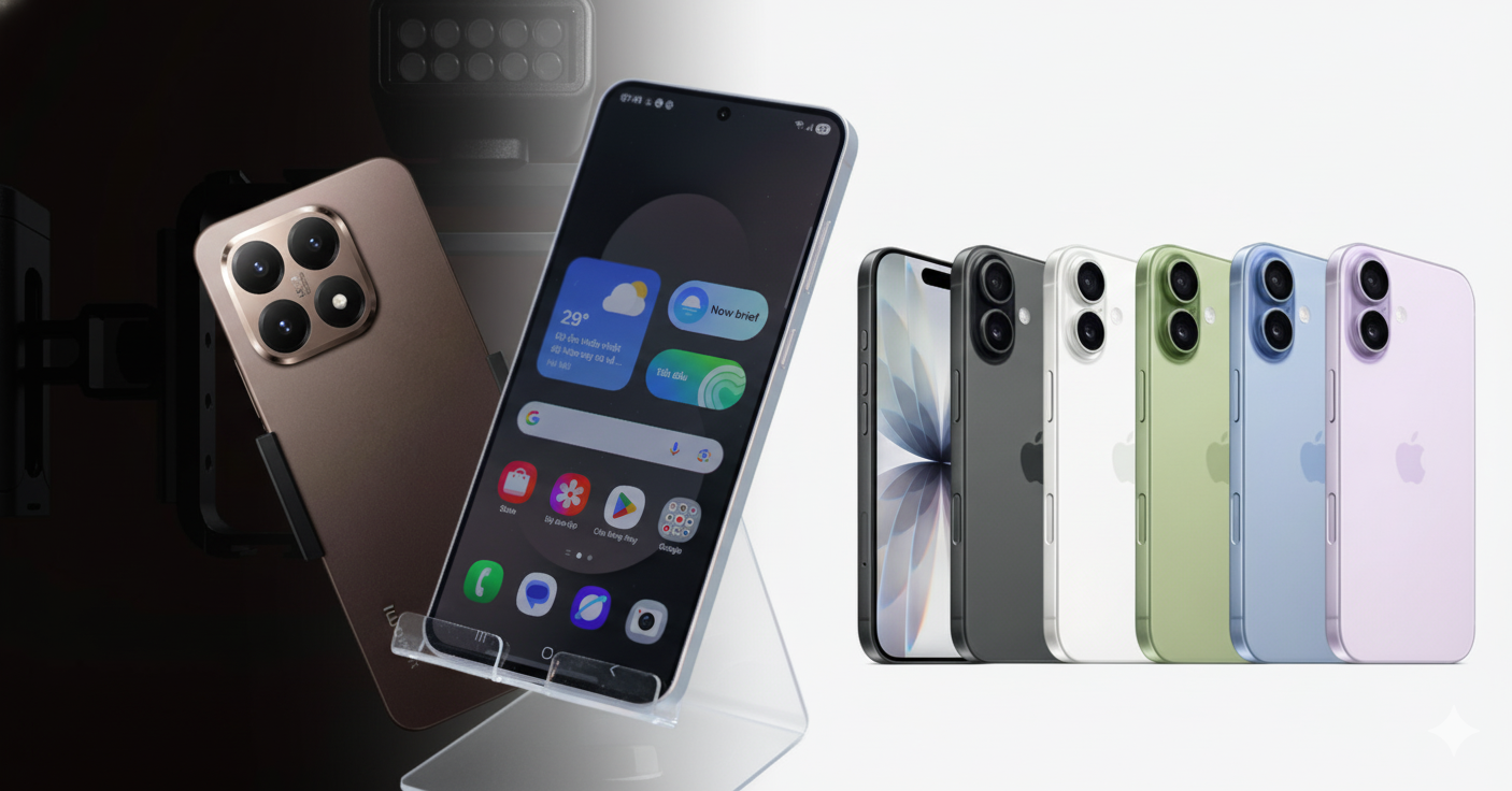 Galaxy S25 FE đối đầu Xiaomi 15T, thách thức iPhone 17