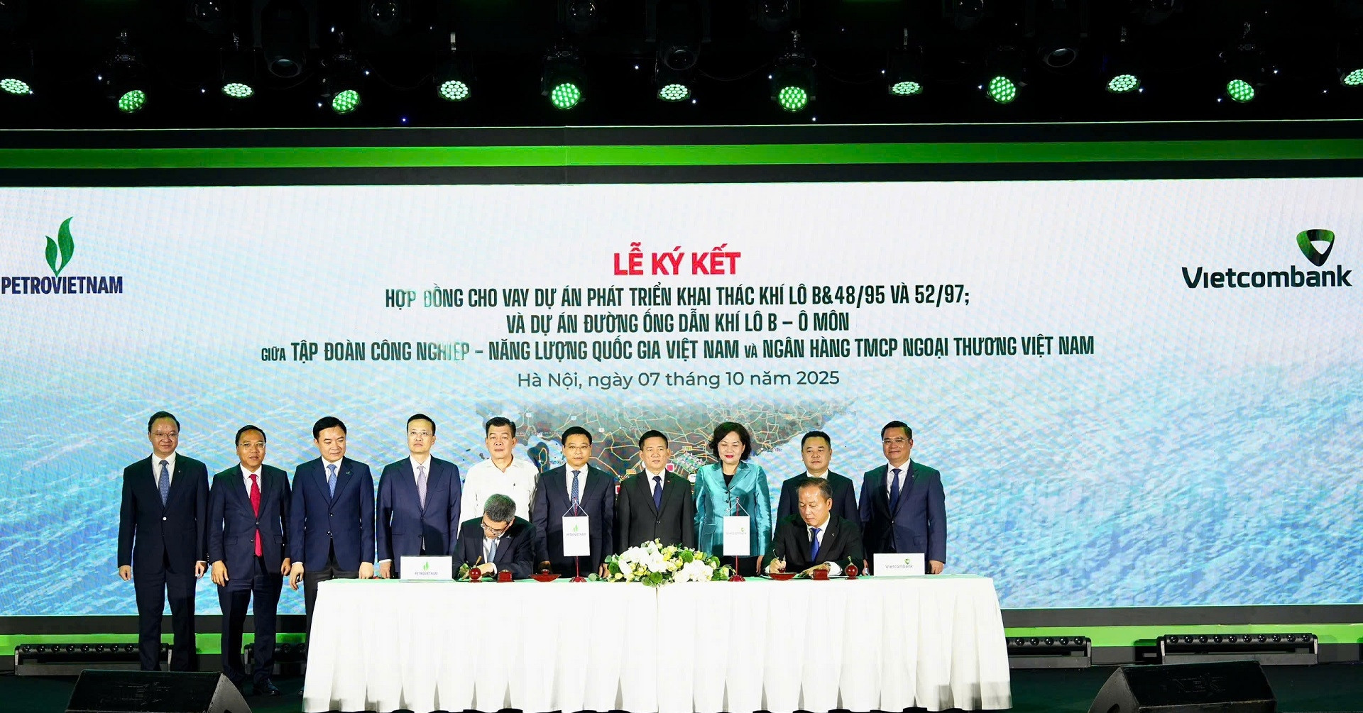 Ký hợp đồng tín dụng hơn 1 tỷ USD cho chuỗi dự án khí điện Lô B-Ô Môn