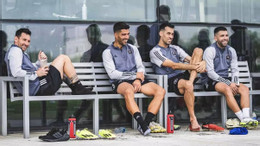 Messi Suarez Busquets Alba The Touchline.jpg