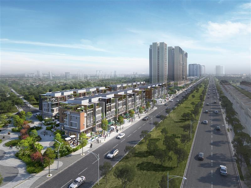 Phối cảnh dự án Celesta Avenue mặt đường Nguyễn Hữu Thọ.jpg